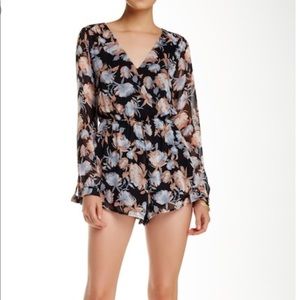 Astr long sleeve romper